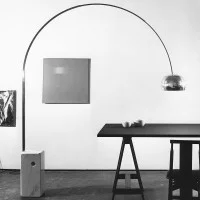 Flos Arco Floor Lamp by Achille Castiglioni made in Italy Flos Arco Floor Lamp by Achille Castiglioni made in Italy