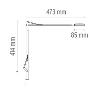 Flos Kelvin EDGE LED Wall support Lamp dimmable color