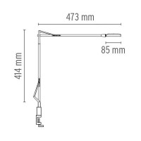 Flos Kelvin EDGE LED CLAP support Table Lamp dimmable color