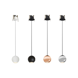 Beneito Faure Bora suspension lamp recessed