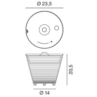 Rotaliana MultiPot+ LED RGB Lampada da Tavolo Multipresa Vaso