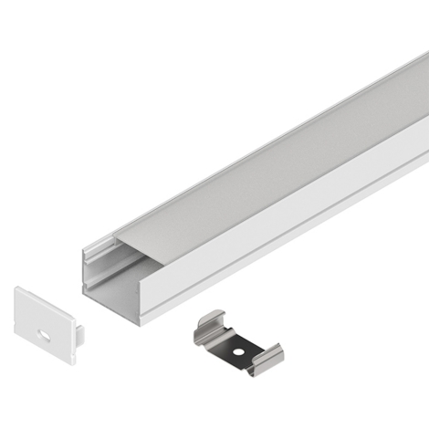 Novalux Profilo Incasso bianco 2m Per Strisce LED