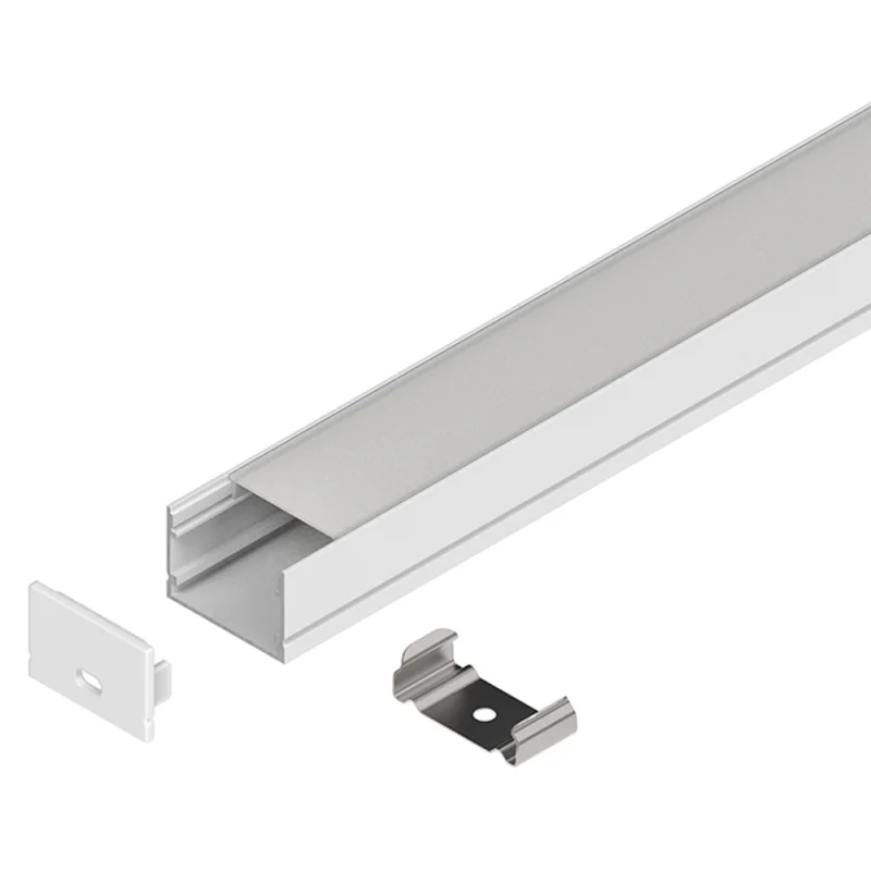 Novalux 2m white recessed profile for LED strips Novalux 2m white recessed profile for LED strips