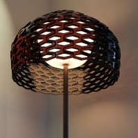 Flos Tatou F floor Lamp diffused lighting in polycarbonate by