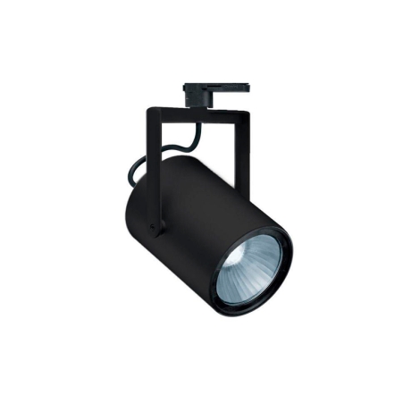 iGuzzini Front Light LED 25W Proiettore cilindro da Binario Nero