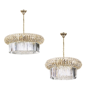 Ideal Lux Nabucco lampada a sospensione in cristallo
