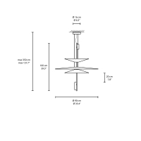 Vibia Flamingo 1530 lampada a sospensione