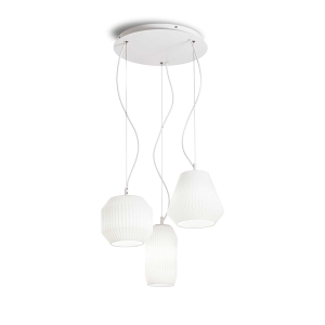 Ideal Lux Origami lampada a sospensione in vetro soffiato