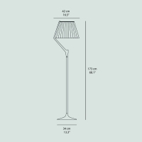 Kartell Angelo Stone floor lamp