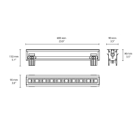 Flos Ingraze Fixed 600 ground recessed IP67