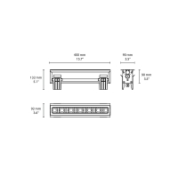 Flos Ingraze Adjustable 400 incasso a terra IP67