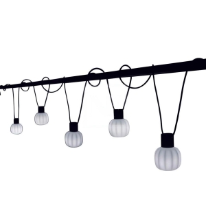 Martinelli Luce Kiki LED Kit 5 Lampade A Sospensione Luce diffusa IP54