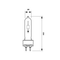 Philips MASTERColour CDM-T G12 150W 942 Neutral White Light