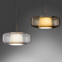 Vistosi Plissè led suspension lamp