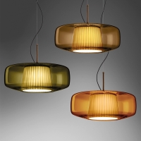 Vistosi Plissè led suspension lamp