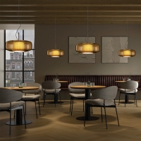 Vistosi Plissè led suspension lamp