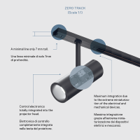 Flos ZERO TRACK Find Me 1 Easy Packs 2 Two-meters tracks + 4