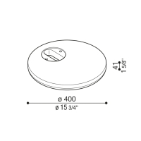 Lombardo cement base for Hasta lamp