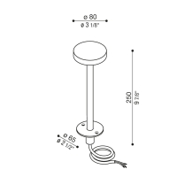 Lombardo Pik outdoor led bollard