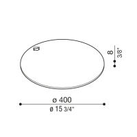 Lombardo steel base for Hasta lamp