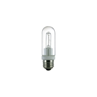 Tubular JDD halogen bulb E27 dimmable transparent