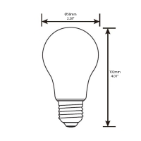 Flos LED Milky Bulb E27 11.5W A70 3000K Warm White Dimmable