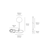 Wever & Ducrè Dro led table lamp with rod Wever & Ducrè Dro led table lamp with rod