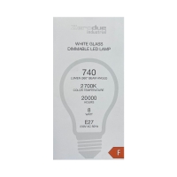 Oluce lampadina LED E27 8W A60 2700K dimmerabile