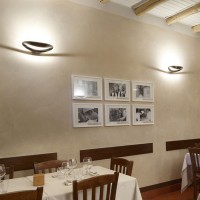 Artemide Mesmeri LED 28W polished chrome Applique Wall Lamp
