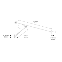 DCW Aaro lampada da parete led