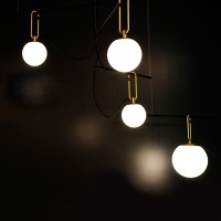 Artemide nh S3 14 multiple suspension lamp by Neri & Hu