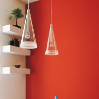 Flos Fucsia 1 Single Pendant Suspension Lamp in Glass