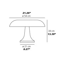 Artemide Nesso Lampada da Tavolo E14 4x20W Design Giancarlo