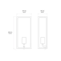 Astro Lighting Messina 160 II lampada da parete led Astro Lighting Messina 160 II lampada da parete led