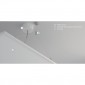 PAN INC1285I Kit for Ceiling Mounting LED Panel Tableau 60x60