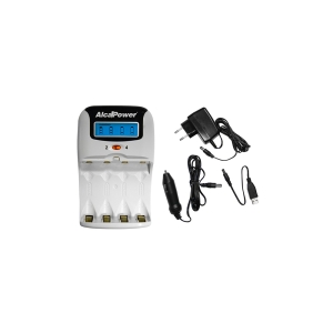 Battery charger with LCD screen for Ni-MH batteries