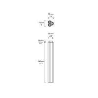 Flos Emi Ceiling Small H540 lampada da soffitto