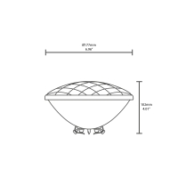 Duralamp PAR56 Lampada Piscina LED 17W 6500K 120° 1850lm IP68