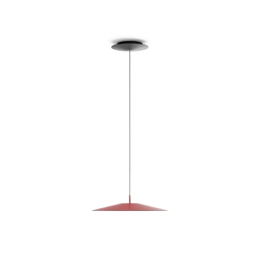 Luceplan Koinè 20 lampada a sospensione led rossa