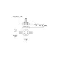 Isyluce faretto da incasso GU10 Mr11 in gesso