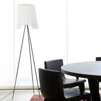 Flos Rosy Angelis Floor Lamp with fabric diffuser by Philippe