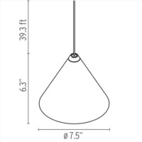 Flos String Light Testa a Cone 2 Light Points Suspension
