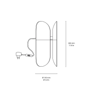 Maytoni Insight lampada da tavolo led