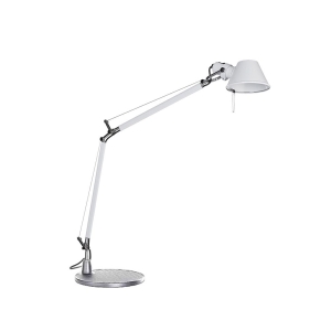 Artemide Tolomeo E27 lampada da tavolo bianco-alluminio