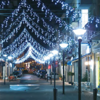 New Lamps string curtain Light 180 LED 5 meters cool Light with