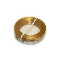 100 meter cable strap 2 x 0_50mmq gold color 220V cable section 100 meter cable strap 2 x 0_50mmq gold color 220V cable section