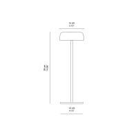 Plust Fade table lamp metal lampada da tavolo