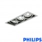 Philips BBX395 3x6LED TurnRound Gridlight Faretto Incasso 18W