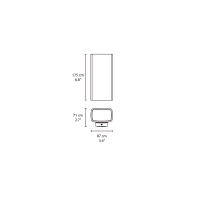 Flos Climber 87 Up&Down lampada da parete ip65