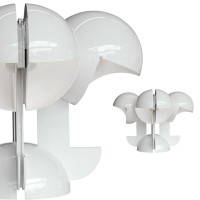 Martinelli Luce Ruspa 4 Table Lamp Aluminium Design by Gae